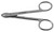 1100-766 - WHITE TOE NAIL SCISSORS 4 1/2"