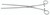 1101-160D - DOYEN DEBAKEY INTESTINAL FORCEPS STRAIGHT 13"