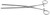 1101-162D - DOYEN DEBAKEY INTESTINAL FORCEPS STRAIGHT 11"