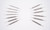 1102-1000-SET - DENTAL BURNISHER/CURETTE/PROBE/SCALER SET W/O TRAY  (13ea)
