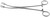 1103-061 - SCHROEDER VULSELLUM BONE CLAMP W/RATCHET CURVED 9 3/4"