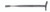 1103-208 - SMILLIE MENISCOTOME STRAIGHT BLADE 6 3/4"
