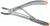 1103-350 - PEDO EXTRACTING FORCEPS #150 UPPER INCISOR TC DUST SERRATED 4 3/4"