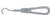 1106-400 - GRAFT PASSER LIGATURE CARRIER EXTRA SMALL CURVED 2cm Ø
