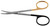 112-603 - KAYE BLEPHAROPLASTY SCISSORS TC-POWER CUT CURVED BLADES 4 1/2"