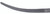 115-602 - BAINBRIDGE FORCEPS DELICATE LONGITUDINAL SERRATIONS W/CROSS SERRATED TIP CURVED 6"