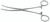 115-606 - BAINBRIDGE FORCEPS DELICATE LONGITUDINAL SERRATIONS W/CROSS SERRATED TIP CURVED 7 1/4"