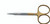 1200-008 - BONN IRIS SCISSORS POWER-CUT-GOLD STRAIGHT 3 3/4"