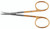 1200-009 - BONN IRIS SCISSORS POWER-CUT-GOLD CURVED 3 3/4"