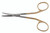 1200-076 - KAYE BLEPH SCISSORS SPREAD HANDLE POWER-CUT-GOLD CURVED 4 3/4"