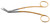 1200-195 - TAYLOR BANDAGE SCISSORS POWER-CUT-GOLD DOUBLE CURVED 6 1/2"