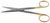 1200-216 - OPERATING SCISSORS POWER CUT GOLD STRAIGHT SHARP/SHARP   5 1/2"