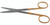1200-248 - MAYO SCISSORS BEVELED BLADES POWER CUT GOLD STRAIGHT 5 1/2"