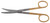 1200-254 - MAYO SCISSORS BEVELED BLADES POWER-CUT-GOLD CURVED 5 1/2"