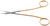 1200-348 - REYNOLDS SCISSORS TENOTOMY TIP SPREAD HANDLE POWER-CUT-GOLD CURVED 6 1/4"