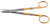1200-411 - SISTRUNK SCISSORS POWER-CUT-GOLD CURVED 6" (15cm)