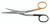 1200-480 - KNOWLES BANDAGE SCISSORS TC-POWER CUT ANGLE 5 1/2"