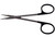 1200-704 - STEVENS TENOTOMY SCISSORS POWER-CUT-BLACK LONG STRAIGHT BLUNT 4 1/2"