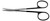 1200-776M - BABY METZENBAUM SCISSORS POWER-CUT-BLACK CURVED 4 1/2"