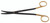 1200-970 - FREEMAN KAYE SCISSORS CERAMITEC GOLD SCREW/RING TC-POWER-CUT FLAT CURVED 7 1/4"