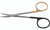 1200-986 - STEVENS SABREBACK TENOTOMY SCISSORS DOUBLE BEVELED TC-POWER-CUT LONG CURVED BLUNT 4 1/2"