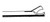 1271-461 - HOOK SCISSORS CLASSIC 3.4mm 30° LEFT W/OVERLOAD CONE 7"