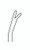 1271-485 - HOOK PUNCH W/MINI JAW 2.7mm 15° CURVED UP W/OVERLOAD CONE 7"