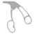 1273-359 - HOOK SCISSORS CLASSIC ERGONOMIC HANDLE CURVED LEFT SHAFT 5"