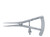 12-9300 - CASTROVIEJO CALIPER STRAIGHT 20mm SCALE 3 1/2"