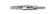 1301-102 - LARYNGOSCOPY SCISSORS CLASSIC CONICAL TUBE 1mm SHAFT STRAIGHT HORIZONTAL 9"