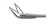 1301-104 - LARYNGOSCOPY SCISSORS CLASSIC CONICAL TUBE 1mm SHAFT ANGLE UP 9"