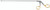 1301-114Q - LARYNGOSCOPY SCISSORS CLASSIC CONICAL TUBE 2mm SHAFT STRAIGHT HORIZONTAL 9" QUANTUM