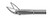 1301-120 - LARYNGOSCOPY SCISSORS CLASSIC CONICAL TUBE 2mm SHAFT ANGLE UP 15° 9"
