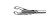 1301-226 - LARYNGOSCOPY FORCEPS CONICAL TUBE 1mm SHAFT 1mm CUP CURVED RIGHT 9"