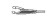 1301-228 - LARYNGOSCOPY FORCEPS CONICAL TUBE 1mm SHAFT 1mm CUP CURVED LEFT 9"