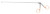 1301-234 - LARYNGOSCOPY FORCEPS CONICAL TUBE 1mm SHAFT 1mm OVAL STRAIGHT  9"
