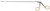 1301-244 - LARYNGOSCOPY FORCEPS CONICAL TUBE 2mm SHAFT STRAIGHT HORIZONTAL 9"