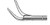 1301-246 - LARYNGOSCOPY FORCEPS CONICAL TUBE 2mm SHAFT ANGLE UP  9"