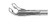 1301-272 - LARYNGOSCOPY FORCEPS CONICAL TUBE 2mm SHAFT 2.5mm CUP ANGLE UP 9"