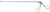 1301-288Q - LARYNGOSCOPY FORCEPS CONICAL TUBE 2mm SHAFT 2.5x4mm CUP CURVED RIGHT 9" QUANTUM