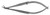 13-1307Q - CASTROVIEJO CORNEOSCLERAL SCISSORS SMALL/MEDIUM BLUNT 10mm BLADES LEFT ANGLE 4" QUANTUM