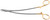 132-209LQ - TURNER-WARWICK NEEDLE HOLDER OFF SET RING CURVED SHANK TC SERRATED 9 1/4" QUANTUM