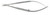 13-4450F - JAFFE STITCH SCISSORS CLASSIC FENESTRATED HANDLE MEDIUM SHARP CURVED BLADES 4 1/4"