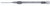 13-5701 - INTRAOCULAR SCISSORS CLASSIC SQUEEZE HANDLE W/IRRIGATION & SLEEVE STRAIGHT BLADE