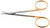 13-7000 - MCGUIRE CORNEAL SECTION SCISSORS LT CURVED RIGHT BLADES 4"