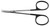 13-8325 - REEH STITCH SCISSORS CURVED SHARP BLADES HALF MOON CUT OUT AT TIP POWER-CUT-BLACK 4" FS