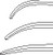 13-9805 - ENUCLEATION SCISSORS POWER-CUT-GOLD SLIGHT CURVE 5 1/4"