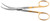 13-9820 - ENUCLEATION SCISSORS POWER-CUT-GOLD FULL CURVE 5 1/4"