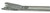 1404-881HRMT - LARYNGOSCOPIC GRASPING FORCEPS W/RATCHET HORIZONTAL JAW W/1X2T 4.5mm CURVED MALLEABLE SHAFT  30"FS