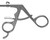 1404-881HRMTL - LARYNGOSCOPIC GRASPING FORCEPS W/RATCHET HORIZONTAL JAW W/1X2T LEFT OPEN 4.5mm CURVED SHAFT 30" FS